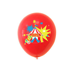Red Circus Theme Star Pattern Latex Balloons, for Party Festival Home Decorations, Red, 304.8mm