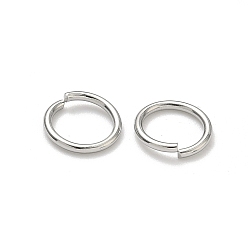 Нержавеющая Сталь Цвет Не тускнеет 304 открытые соединительные кольца из нержавеющей стали, круглые, цвет нержавеющей стали, 10x1.2 мм, внутренний диаметр: 7.6 мм