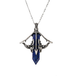 Qingjin Модное ожерелье с кристаллами и подвеской в виде меча Купидона, ювелирные изделия