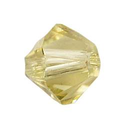 213_Jonquille Demi-percé cristal tchèque strass pavé de perles de boule disco, petit argile polymère autour des perles de strass tchèque, 213 _jonquil, pp 8 (1.4~1.5 mm), 6mm, Trou: 1.2mm
