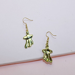 earrings Punk Jewelry Set with Minimalist Metal Hooks, Halloween Ghost Necklace and Earrings