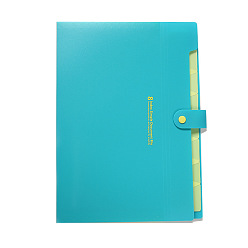 Бирюза Pp 8 карманы, расширяющие папку с файлами, a4 портативный держатель для документов формата Letter, с защелкой, для школы, офис, бирюзовые, 325x240 мм