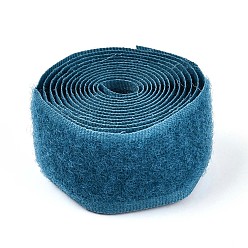 Стально-синий Слипчивый крюк и петля ленты, магические краны с 50% нейлона и 50% полиэстер, стальной синий, 25 мм