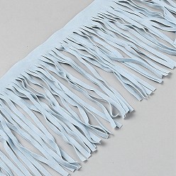 Cyan Clair Ruban à pompons en velours, cyan clair, 6-1/8 pouces (154 mm)