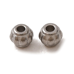 Edelstahl Farbe 304 Edelstahlkugeln, Laterne, Edelstahl Farbe, 2.5x2.3 mm, Bohrung: 1 mm