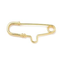 Золотой 925 Броши из стерлингового серебра в виде булавок, золотые, 26x11.5x2 мм