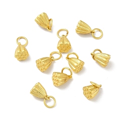 Matte Gold Color Rack Plating Brass Charms, Long-Lasting Plated, Cadmium Free & Lead Free, Seedpod of the Lotus, Matte Gold Color, 10x7x6.5mm