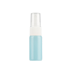 Turquoise Empty Portable Glass Spray Bottles, Fine Mist Atomizer, with PP Plastic Dust Cap, Refillable Bottle, Turquoise, Capacity: 10ml(0.34fl. oz)
