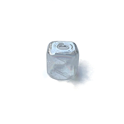 Clear Glass Cube Charms, for Wish Bottle Pendant Making, Clear, 15x15mm