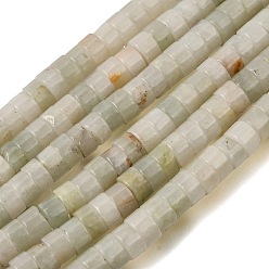 Chinese Jade Природные китайский нефрит бисер пряди, Heishi бусы, Плоский круглый / диск, 6.5x3~3.5 мм, отверстие : 0.8 мм, около 54~55 шт / нитка, 7.38''~7.54'' (18.75~19.15 см)
