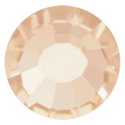 90300 Light Peach Камни preciosa® crystal hotfix с плоской основой, чешский хрусталь, круглый(438 11 612 шатон роза вива 12 ®), 90300 светло-персиковый, ss 8 (2.3~2.5 мм)
