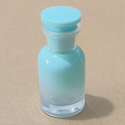 Pale Turquoise Candy Color Glass Empty Refillable Spray Bottles, Travel Essential Oil Perfume Containers, Pale Turquoise, 3.9x9.2cm, Capacity: 30ml(1.01fl. oz)