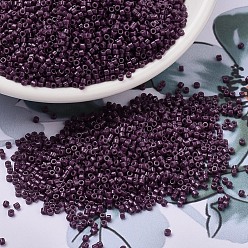 (DB2360) Дуракоат Окрашенный Непрозрачный Виноград Бусины miyuki delica, цилиндр, японский бисер, 11/0, (db 2360) виноград дюракоат непрозрачный окрашенный, 1.3x1.6 мм, отверстие : 0.8 мм, Около 2000 шт / 10 г