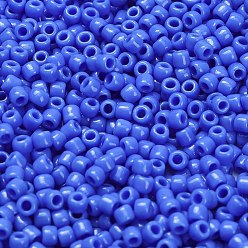 (48L) Opaque Periwinkle Тохо 8/0 круглые бусины, японский бисер, (48 l) непрозрачный барвинок, 3 мм, отверстие : 1 мм, Около 1111 шт / 50 г