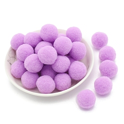 Plum Polyester Ball, Costume Accessories, Clothing Accessories, Round, Plum, 10mm, 288pcs/bag
