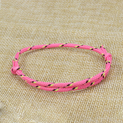 4 Neon Rope Friendship Bracelet Adjustable for Teens - Small Angel Party Gift
