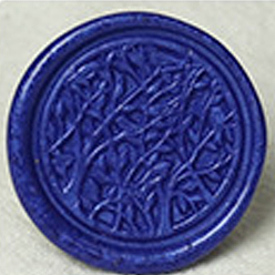 Темно-Синий Частицы сургуча, для ретро печать печать, восьмиугольник, темно-синий, размер бутылки: 40x34 мм, о 45шт / бутылка