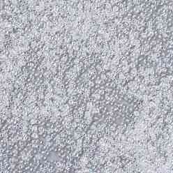 (RR250) Crystal AB Миюки круглые бусины рокайль, японский бисер, 15/0, (rr 250) кристалл ab, 1.5 мм, отверстия : 0.7 mm, около 250000 шт / фунт