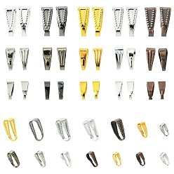 (52) Непрозрачная лаванда 15 моделирует латунные и железные защелки на дужках, разноцветные, 7~11x3~5x2~4 мм, отверстие : 2.5~6x2~7.5 мм, 10 шт / стиль