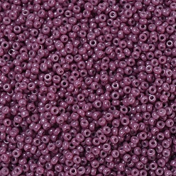 (RR4468) Duracoat Dyed Opaque Pansy MIYUKI Round Rocailles Beads, Japanese Seed Beads, (RR4468) Duracoat Dyed Opaque Pansy, 11/0, 2x1.3mm, Hole: 0.8mm, about 1100pcs/bottle, 10g/bottle