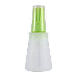 Yellow Green Silicone Oil Brushes, with Squeeze Bottle & Calibration Tails, Bakeware Tool, Column, Yellow Green, 55x117mm