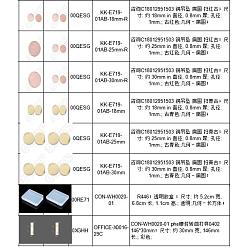 Mixed Color Brass Pendants, Flat Round, Mixed Color, 24pcs/box