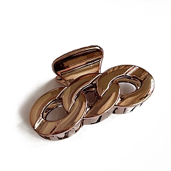 Верблюжий Пластиковые заколки-коготь в форме цепочки, аксессуары для волос для женщин и девочек, верблюжие, 95x50 мм