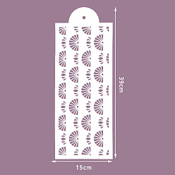 Радуга Шаблоны трафаретов для рисования пластиковых питомцев, прямоугольник с рисунком смешивания, шаблон радуги, 390x150 мм