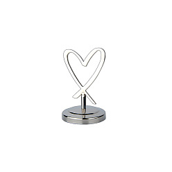 Stainless Steel Color Stainless Steel Memo Clip,  Message Note Photo Stand Holder, for Wedding Decoration, Stainless Steel Color, 50x80mm