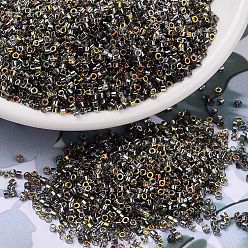 (DB2201) Кристалл / Мареа ВМ Бусины miyuki delica, цилиндр, японский бисер, 11/0, (дБ 2201) кристалл / мерея вм, 1.3x1.6 мм, отверстие : 0.8 мм, Около 2000 шт / 10 г