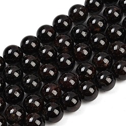 Гранат Натуральный гранат шарик нити, круглые, 11 мм, отверстие : 1 мм, около 34 шт / нитка, 15.35 дюйм (39 см)