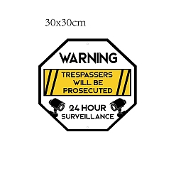 Слово Восьмиугольник винтажный железный оловянный знак, металлические предупреждающие знаки, для декора стен домашнего садового бара, слово, 300x300x0.03 мм