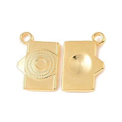 Golden Ion Plating(IP) 304 Stainless Steel Enamel Settings, Camera Charms, Golden, 23x20x3mm, Hole: 3mm