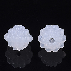Mint Cream Imitation Jelly Acrylic Berry Beads, Mint Cream, 12x10.5mm, Hole: 2mm, about 790pcs/500g