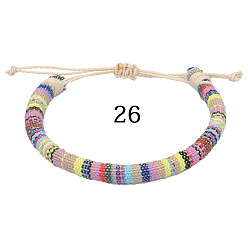 26 Bohemian Ethnic Style Handmade Braided Bracelet for Teens Colorful Surfing Friendship Bracelet