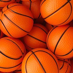 Помидор Мини-имитация баскетбольного мяча из искусственной кожи для украшения кукол, притворяясь опорными украшениями, помидор, 40 мм