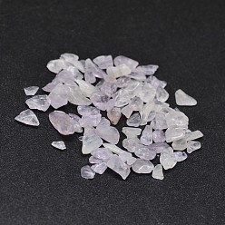Amethyst Natural Amethyst Chip Beads, No Hole/Undrilled, 2~8x2~4mm