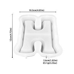 Letter H Лоток для хранения силиконовых форм своими руками, формы для литья смолы, для уф-смолы, изготовление изделий из эпоксидной смолы, Письмо ч, 120x103x26 мм