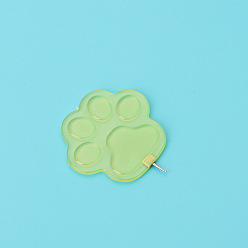 green yellow Candy Color Cute Kitten Claw Needle Threader Simple Needle Thread Leader Cross Stitch Sewing Tool Accessories