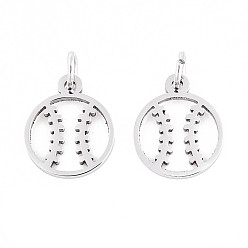 Baseball 304 прелести нержавеющей стали, с целью перехода в кольце, лазерная резка, бейсбол, 14x11.5x1 мм, отверстие : 3.2 мм