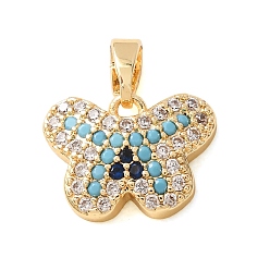 Golden Brass Rhinestone Pendants, Butterfly Charms, Golden, 10x14x3.5mm, Hole: 4x2.5mm