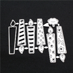 Others Carbon Steel Cutting Dies Stencils, for DIY Scrapbooking, Photo Album, Decorative Embossing Paper Card, Candle, 85x101mm