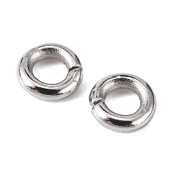 Stainless Steel Color 304 Stainless Steel Open Jump Rings, Stainless Steel Color, 10x1.2mm, Inner Diameter: 7.6mm