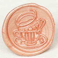 Сэнди Коричневый Частицы сургуча, для ретро печать печать, восьмиугольник, песчаный коричневый, размер бутылки: 40x34 мм, о 45шт / бутылка