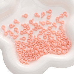 Фора 20шт. акриловые трубчатые держатели, оранжевые, 9x4 мм, отверстие : 2 мм