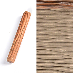 Другие Валик из глины с деревянной ручкой, гончарные инструменты, другой узор, 12x1.5 см