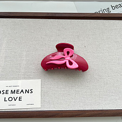 Светло-Вишневый Заколки для волос в форме когтей из ацетата целлюлозы, аксессуары для волос для женщин и девочек, бантом, светло-вишневый, 85x45 мм