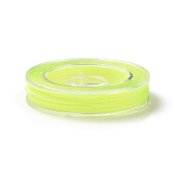 Light Yellow Nylon Thread for Jewelry Making, Light Yellow, 0.8mm, about 7.65~9.84 yards(7~9m)/roll