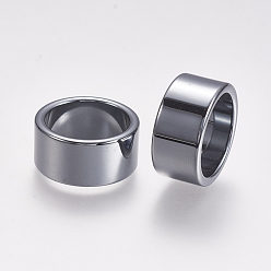 Non-magnetic Hematite Non-magnetic Synthetic Hematite Rings, Original Color, Size 6, US Size 6(16.5mm)