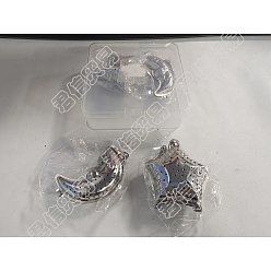 Stainless Steel Color 4Pcs 2 Style 304 Stainless Steel Tea Infuser, with Chain Hook, Tea Ball Strainer Infusers, Stainless Steel Color, 173mm and 175mm, 2pcs/style